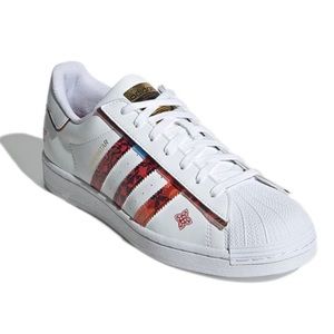 New - Adidas Superstar Chinese/Lunar New Year - Men’s 7.5 - white and ruby - nwt